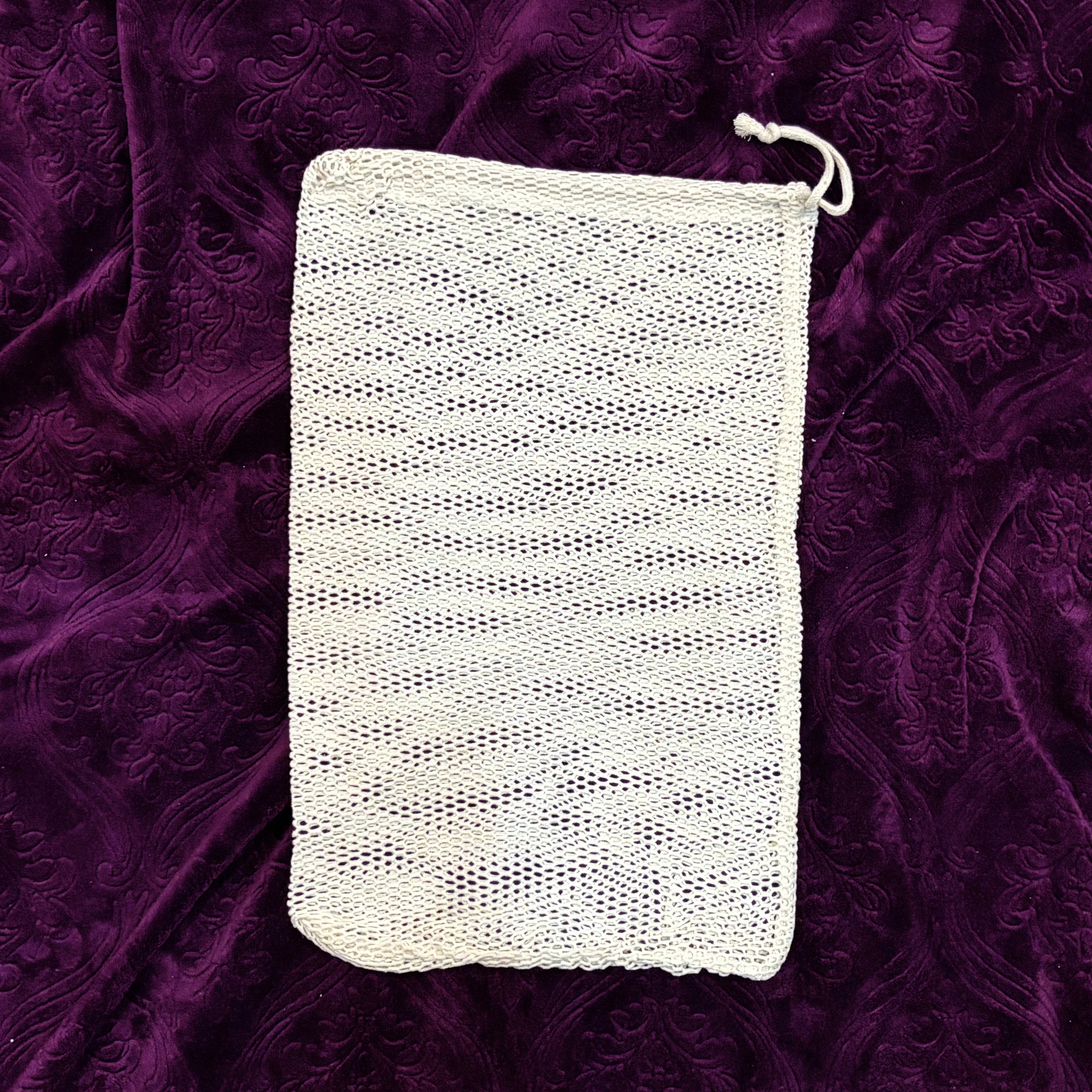 Organic Cotton Laundry Bags. Washable and Reusable. Mesh Storage Bags Premium Quality Bags. Great For Packaging and Storage.