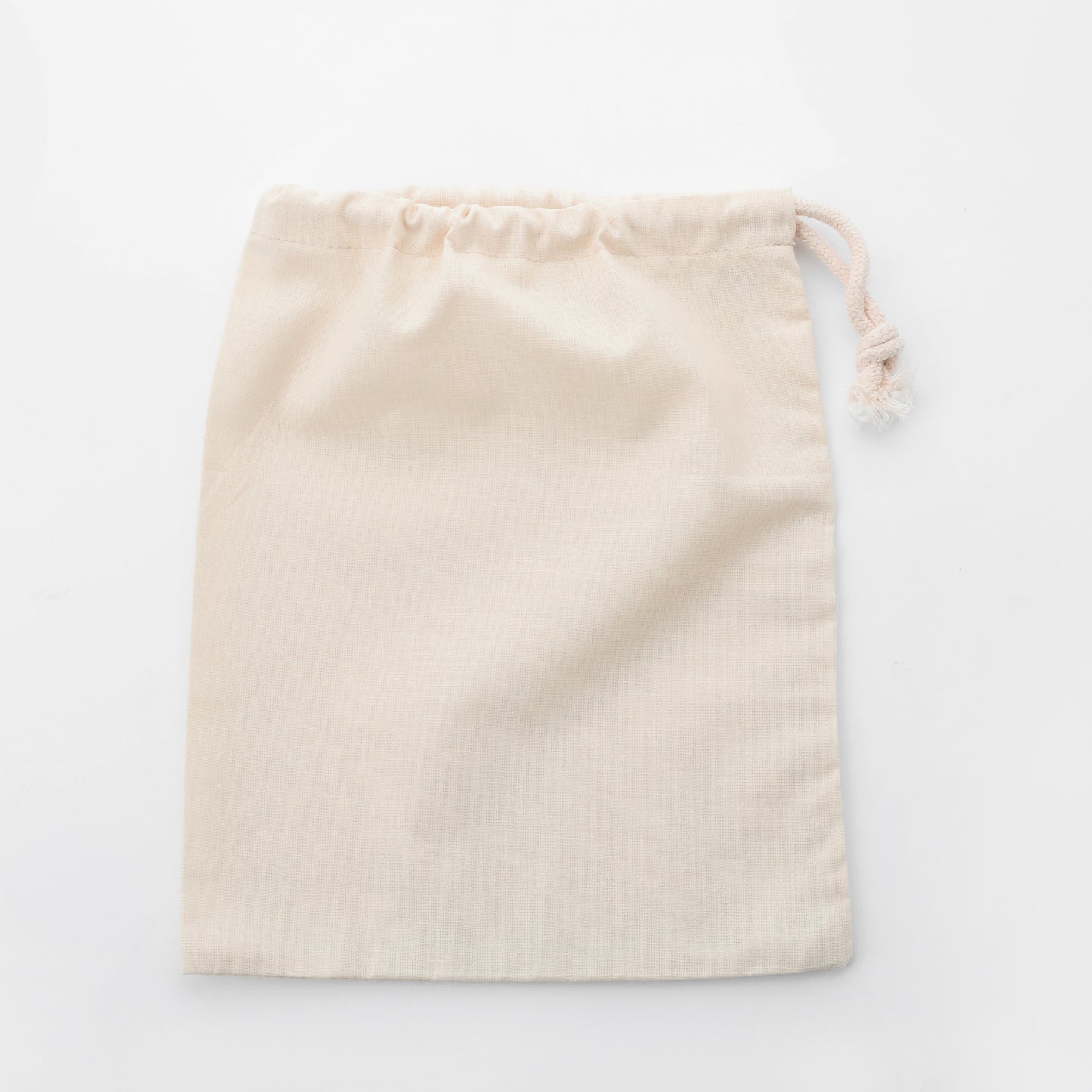 20x25 cm (8x10 Inches) 100% Organic Cotton Single Drawstring Eco-friendly Reusable Cotton Muslin Bags
