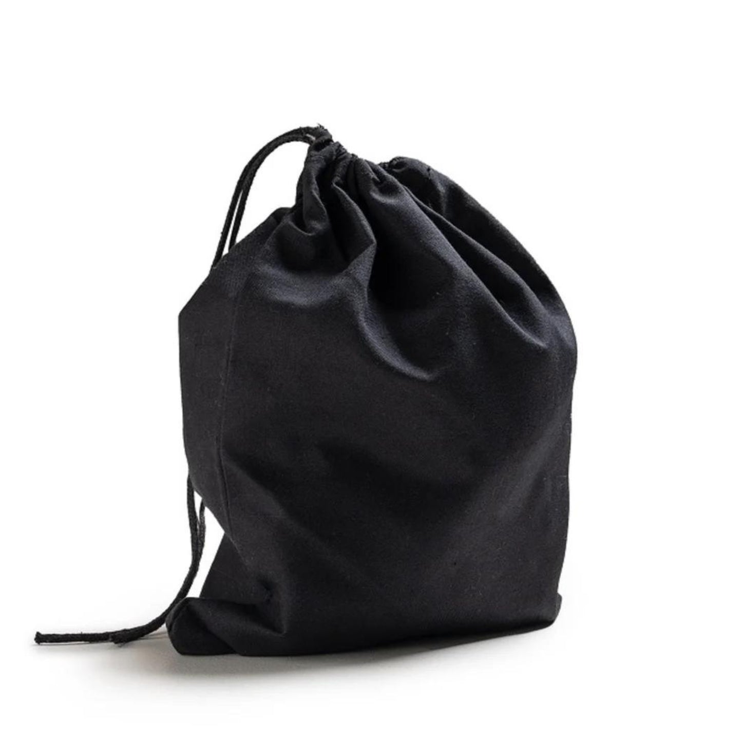 30x41 cm (12x16 Inches) Black Cotton Single Drawstring Eco-friendly Reusable Cotton Muslin Bags