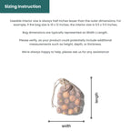 Organic Cotton Laundry Bags. Washable and Reusable. Mesh Storage Bags Premium Quality Bags. Great For Packaging and Storage.