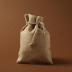 10x15 cm (4x6 Inches) Cotton Jute Bags, DIY Craft Packaging Drawstring Gift Bags, Linen Burlap Pouches